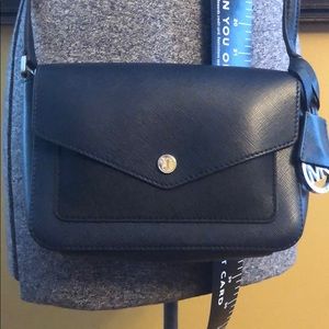 Navy & Black Michael Kors Crossbody Purse